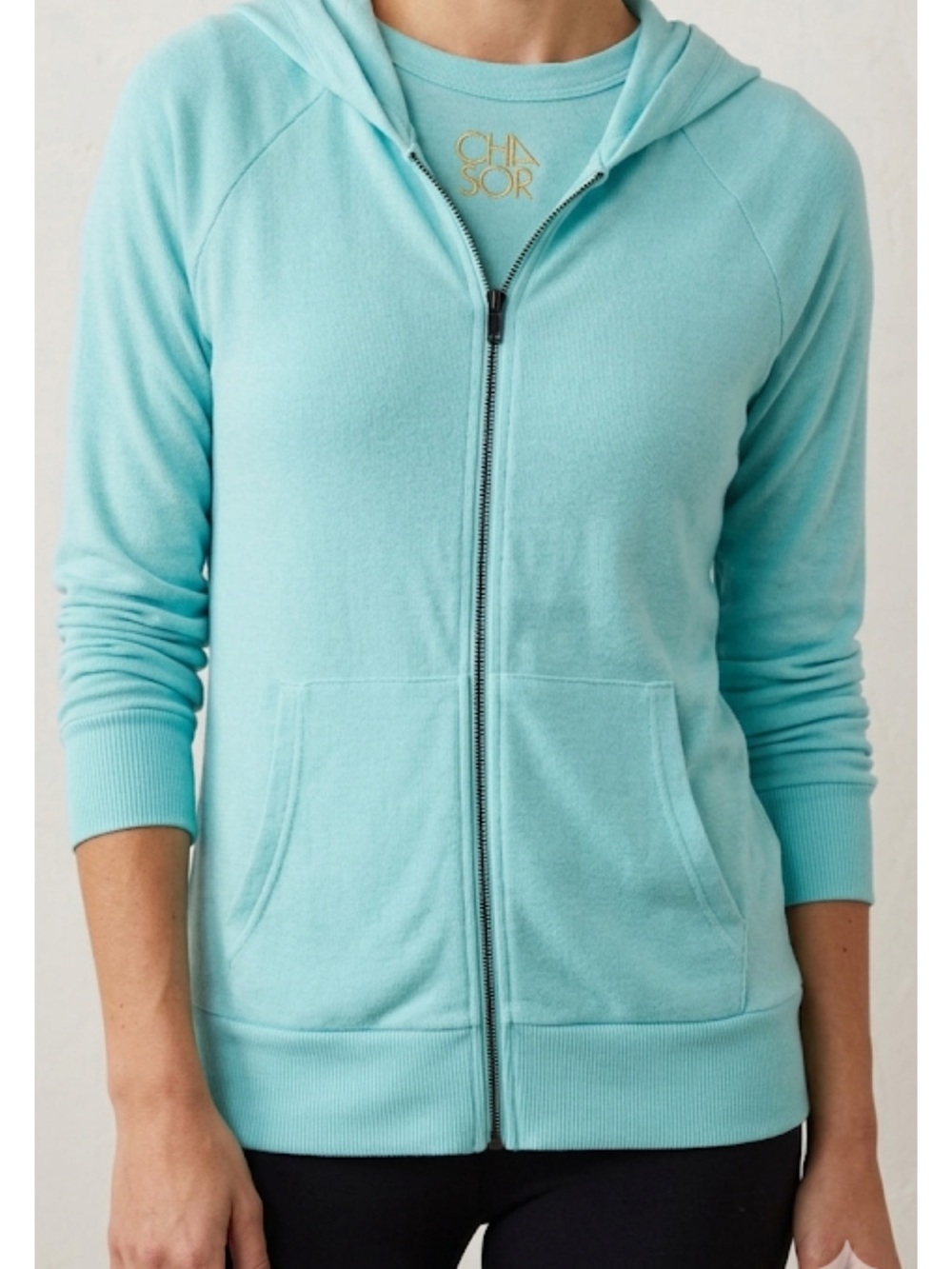 Chaser Zip Hoodie size Medium New!
